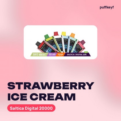 Saltica Digital 20000 Strawberry Ice Cream