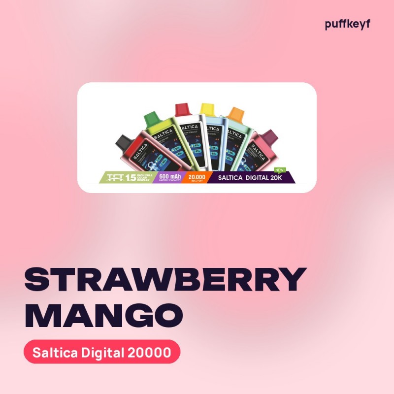 Saltica Digital 20000 Strawberry Mango