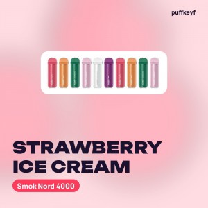 Smok Nord 4000 Strawberry Ice Cream
