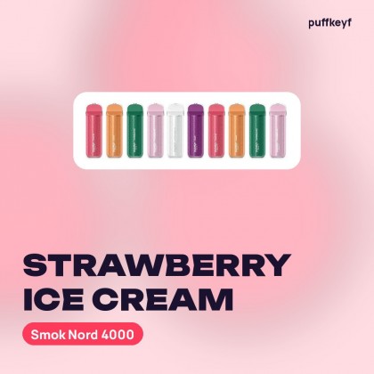 Smok Nord 4000 Strawberry Ice Cream