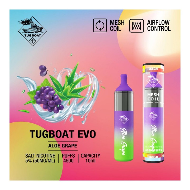 Tugboat EVO 4500 Aloe Grape