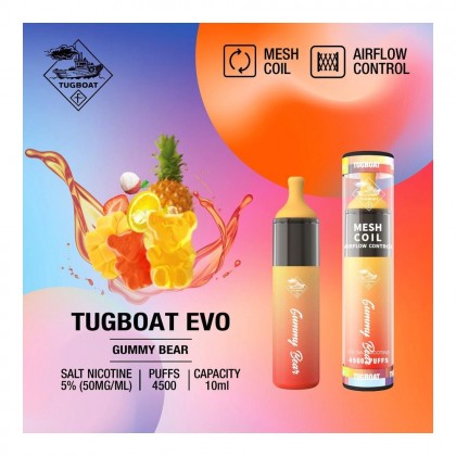Tugboat EVO 4500 Gummy Bear