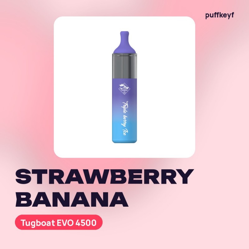 Tugboat EVO 4500 Strawberry Banana