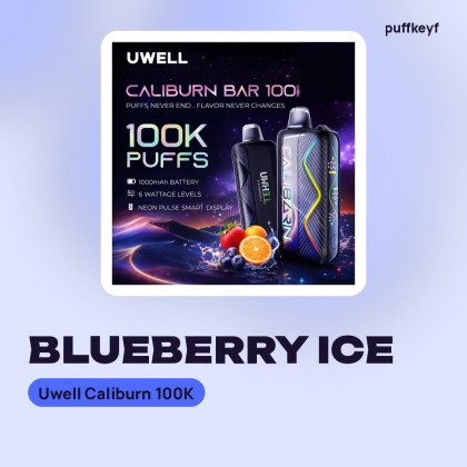Uwell Caliburn 100K Blueberry Ice