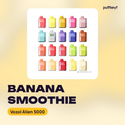 Vozol Alien 5000 Banana Smoothie