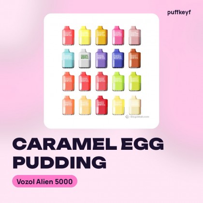 Vozol Alien 5000 Caramel Egg Pudding