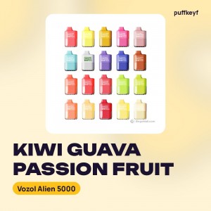 Vozol Alien 5000 Kiwi Guava Passion Fruit