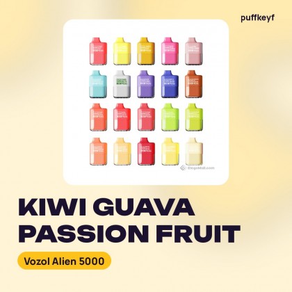 Vozol Alien 5000 Kiwi Guava Passion Fruit