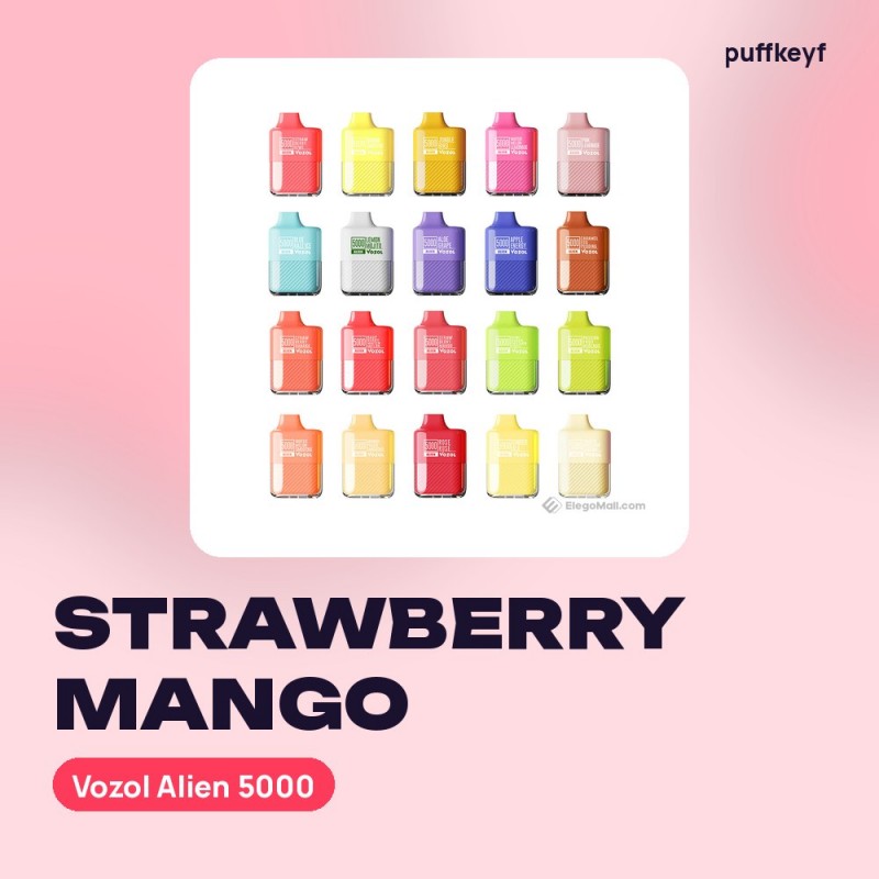 Vozol Alien 5000 Strawberry Mango