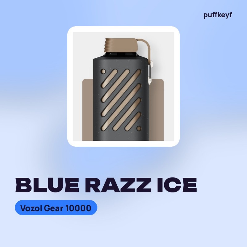 Vozol Gear 10000 Blue Razz Ice