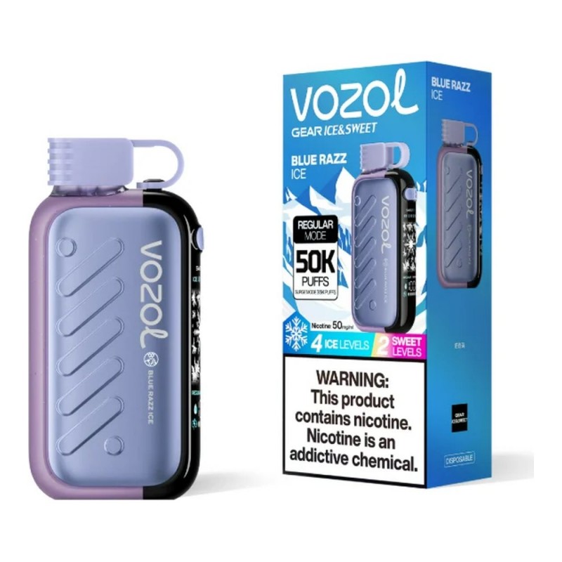 Vozol Gear 50000 Blue Razz Ice