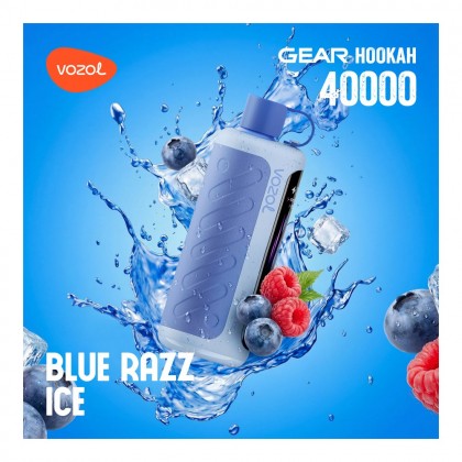 Vozol Gear Shisha 40000 Blue Razz Ice