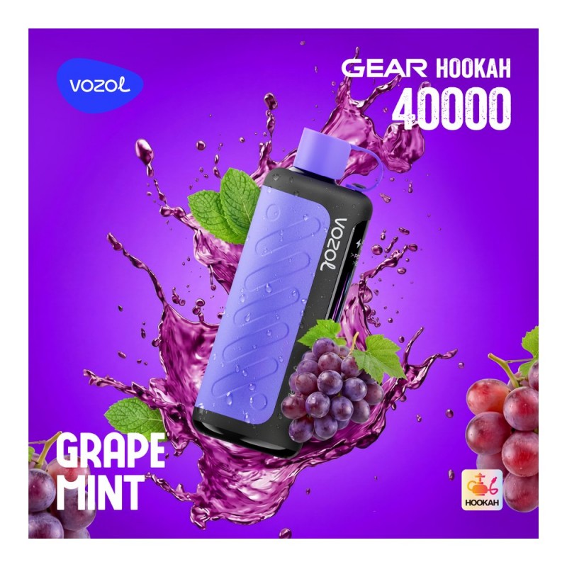 Vozol Gear Shisha 40000 Grape Mint