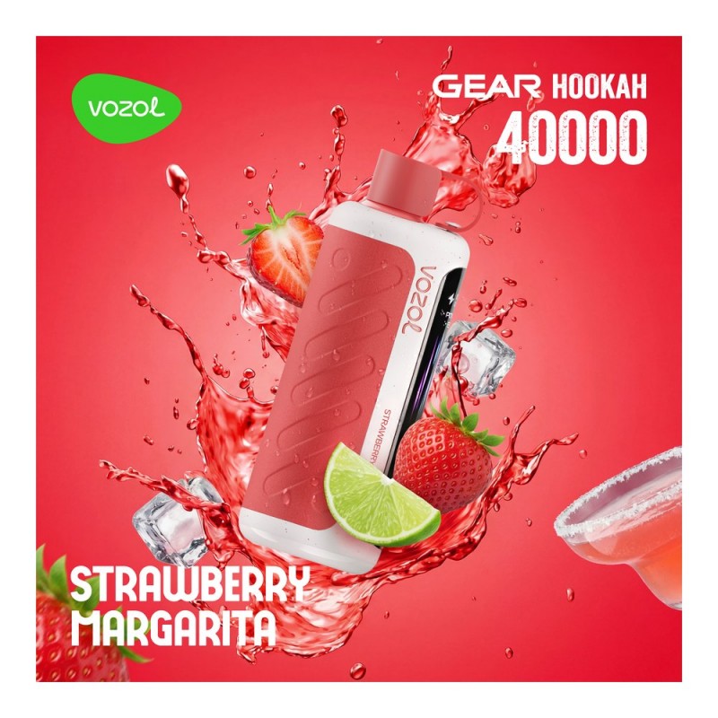 Vozol Gear Shisha 40000 Strawberry Margarita
