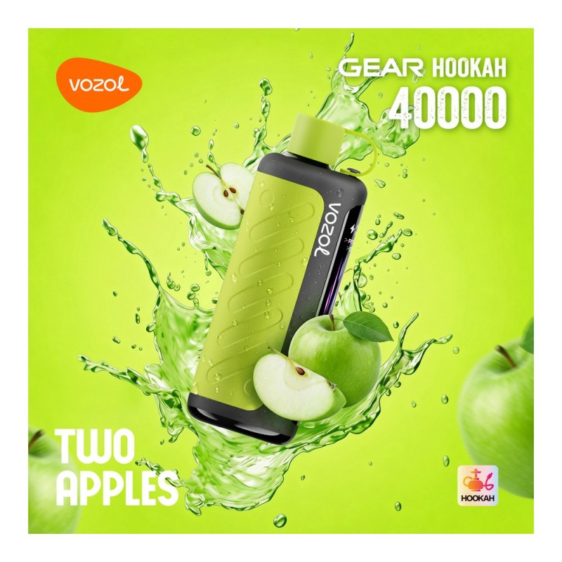 Vozol Gear Shisha 40000 Two Apples