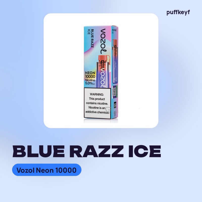 Vozol Neon 10000 Blue Razz Ice