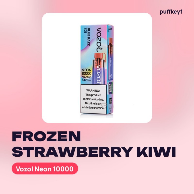 Vozol Neon 10000 Frozen Strawberry Kiwi