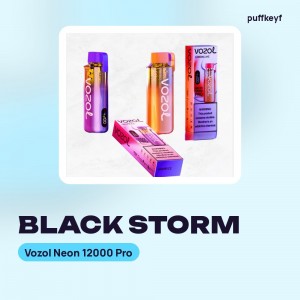 Vozol Neon 12000 Pro Black Storm