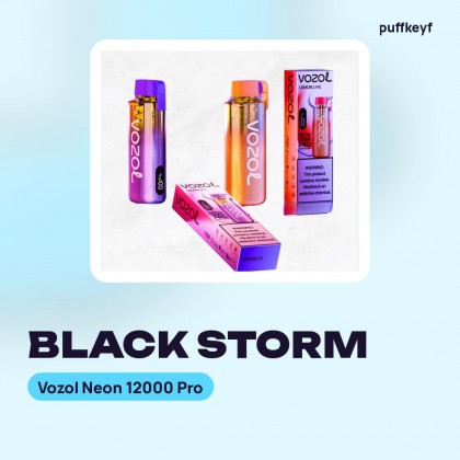 Vozol Neon 12000 Pro Black Storm