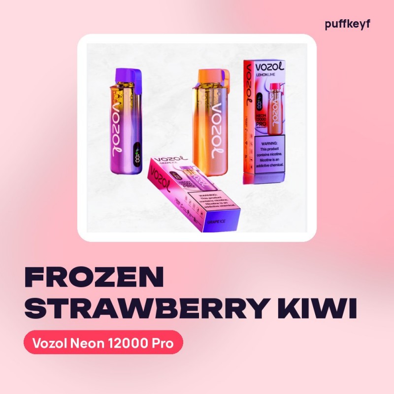 Vozol Neon 12000 Pro Frozen Strawberry Kiwi