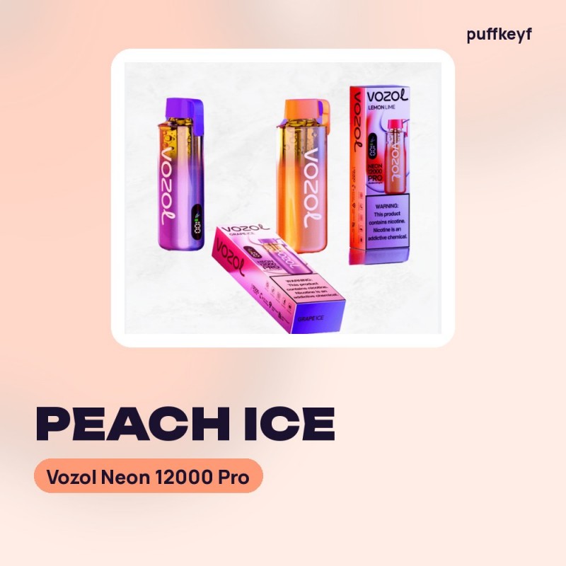Vozol Neon 12000 Pro Peach Ice