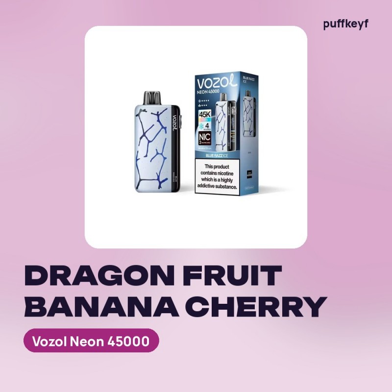 Vozol Neon 45000 Dragon Fruit Banana Cherry