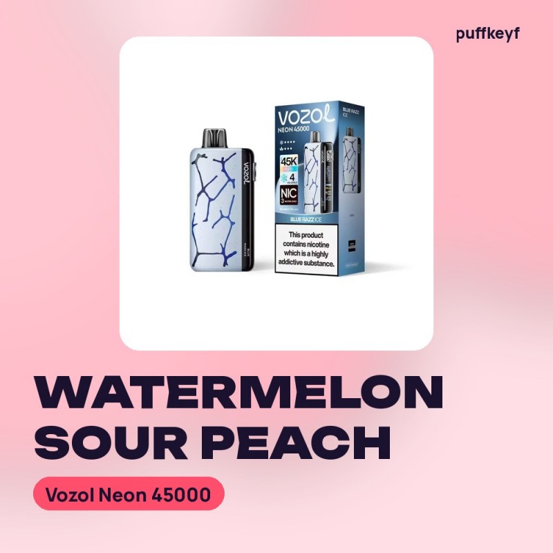 Vozol Neon 45000 Watermelon Sour Peach