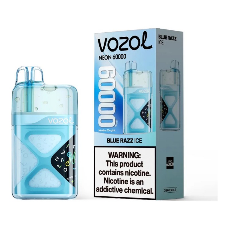 Vozol Neon 60000 Blue Razz Ice