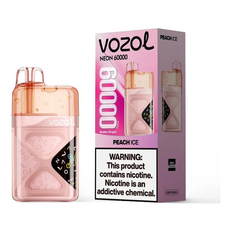 Vozol Neon 60000 Peach Ice