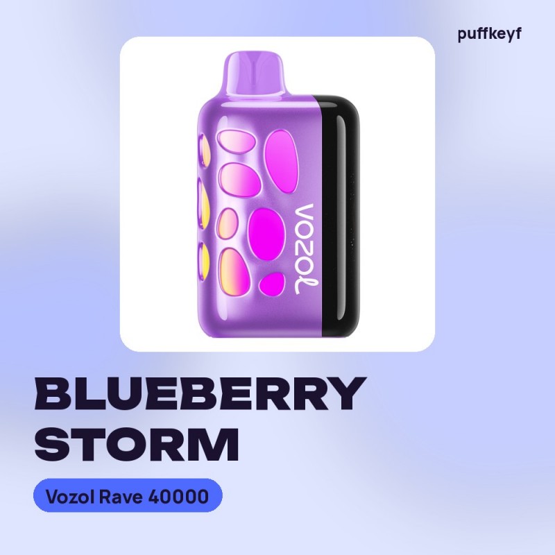 Vozol Rave 40000 Blueberry Storm