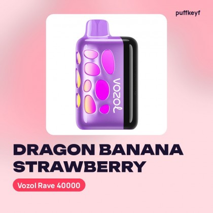 Vozol Rave 40000 Dragon Banana Strawberry