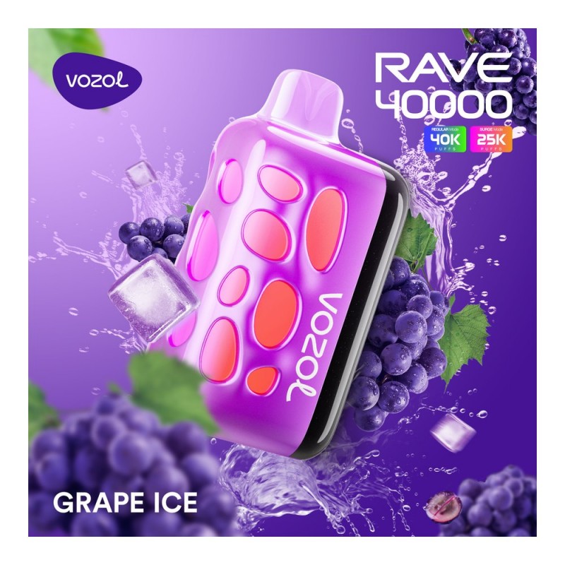 Vozol Rave 40000 Grape Ice