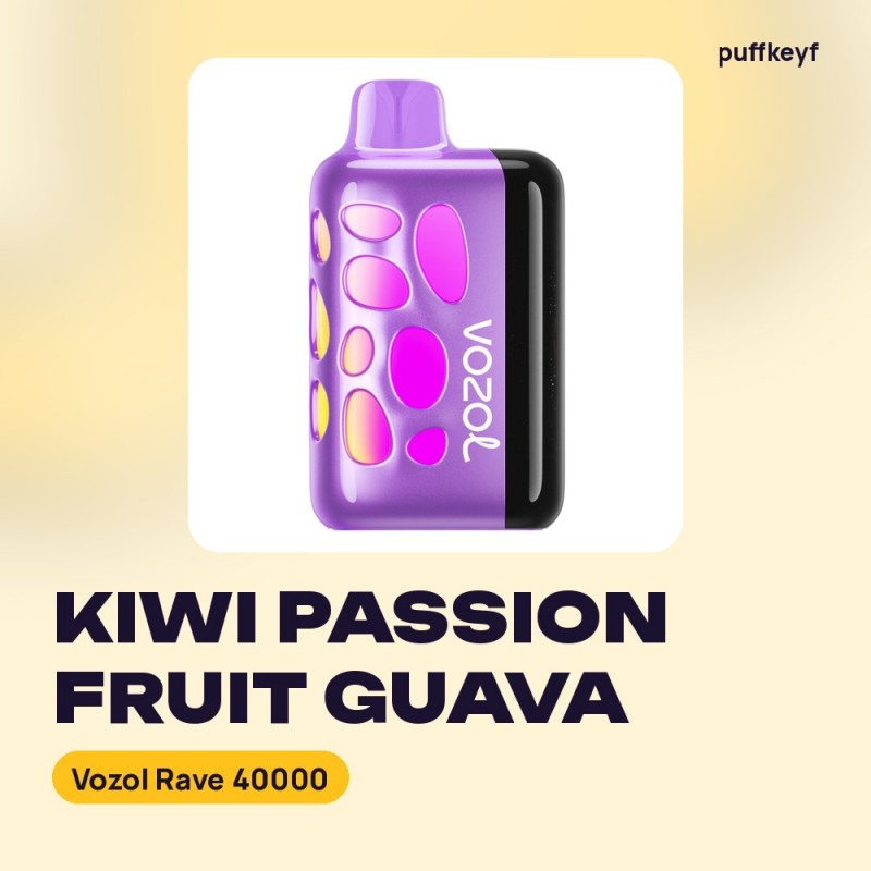 Vozol Rave 40000 Kiwi Passion Fruit Guava