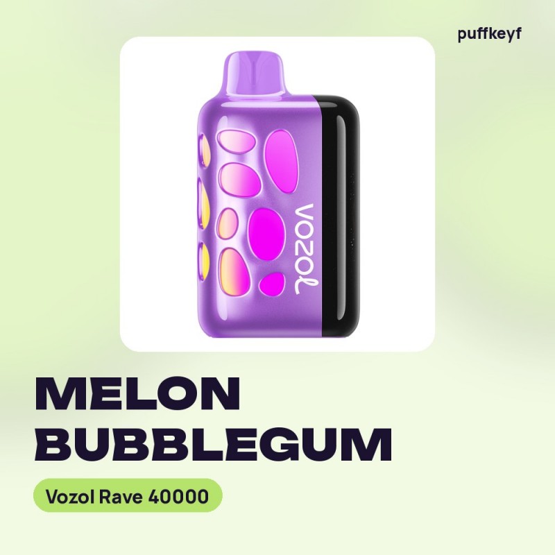 Vozol Rave 40000 Melon Bubblegum