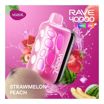 Vozol Rave 40000 Strawmelon Peach