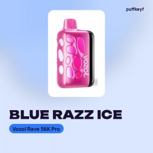Vozol Rave 56K Pro Blue Razz Ice