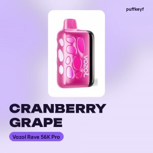 Vozol Rave 56K Pro Cranberry Grape