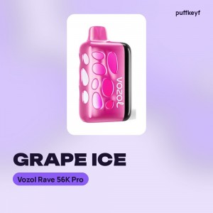 Vozol Rave 56K Pro Grape Ice