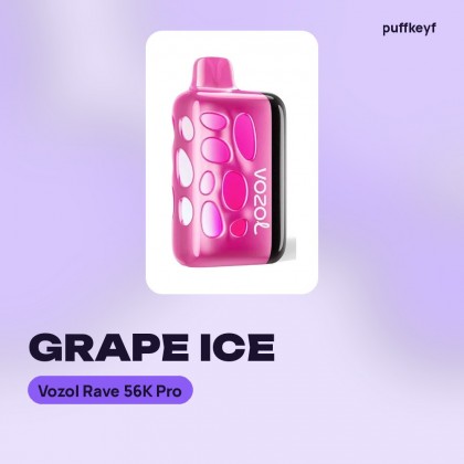 Vozol Rave 56K Pro Grape Ice