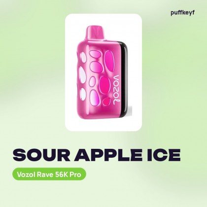 Vozol Rave 56K Pro Sour Apple Ice