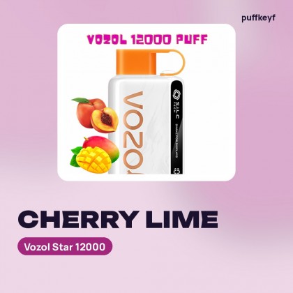 Vozol Star 12000 Cherry Lime