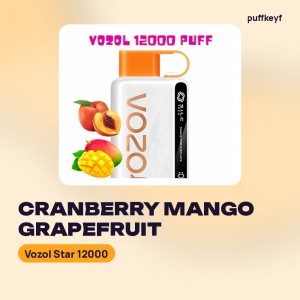 Vozol Star 12000 Cranberry Mango Grapefruit