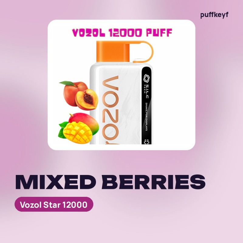 Vozol Star 12000 Mixed Berries