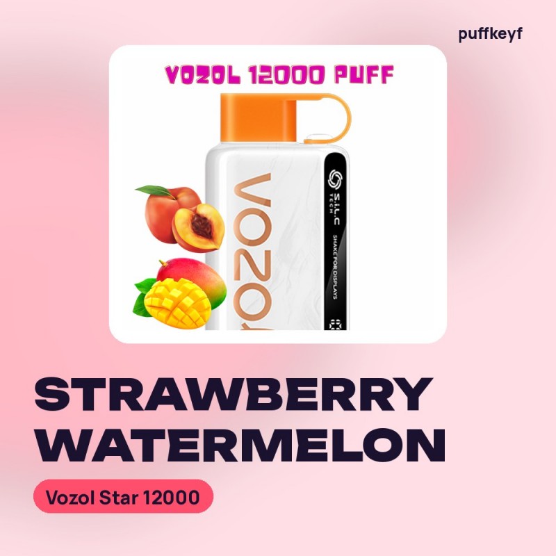 Vozol Star 12000 Strawberry Watermelon
