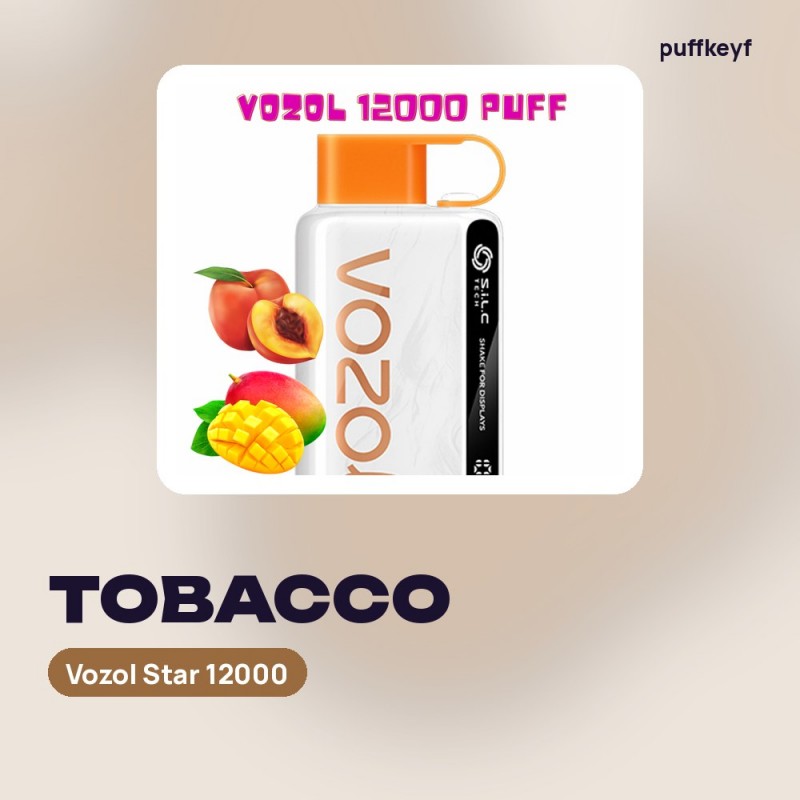 Vozol Star 12000 Tobacco