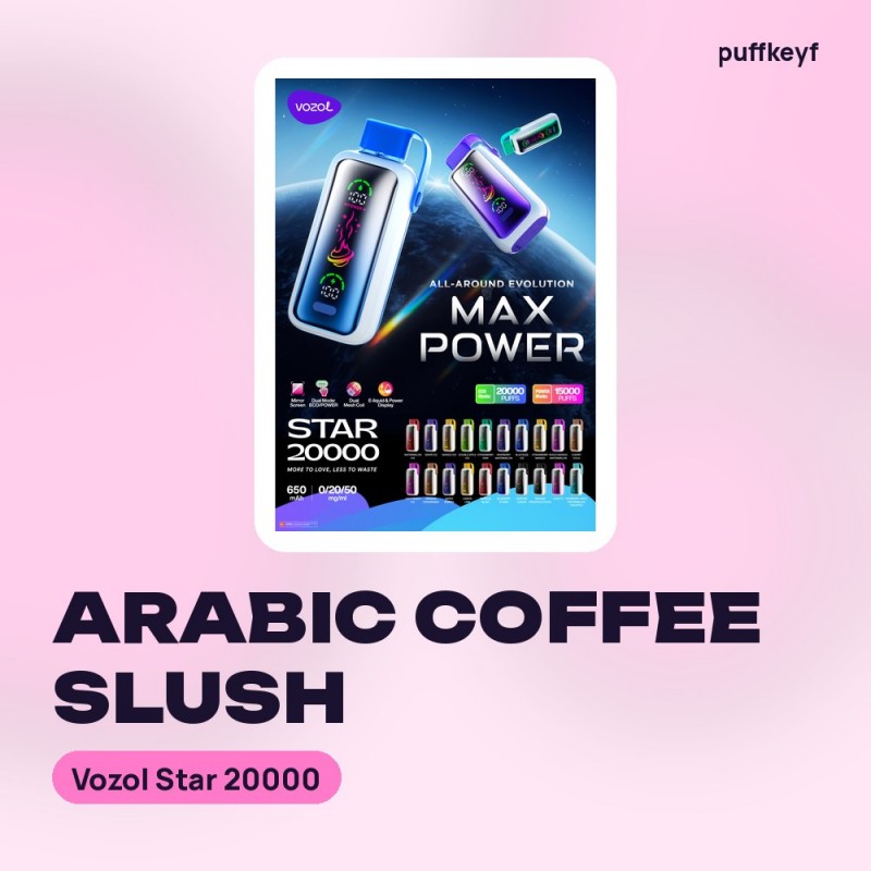 Vozol Star 20000 Arabic Coffee Slush