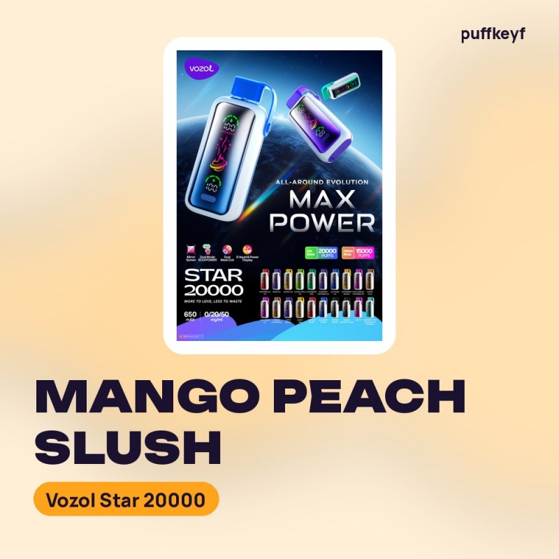 Vozol Star 20000 Mango Peach Slush