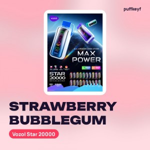Vozol Star 20000 Strawberry Bubblegum