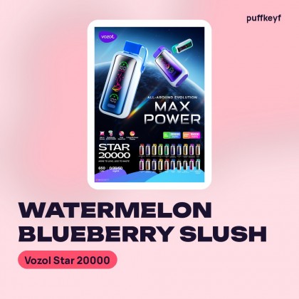 Vozol Star 20000 Watermelon Blueberry Slush
