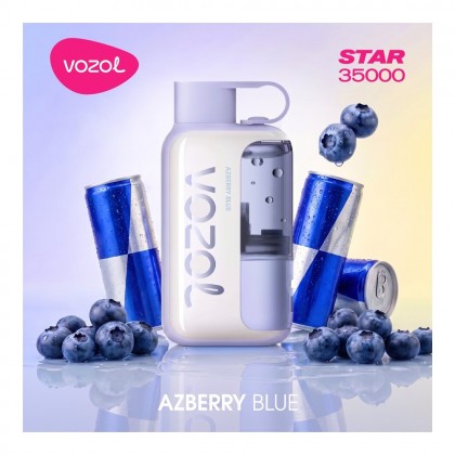 Vozol Star 35000 Azberry Blue